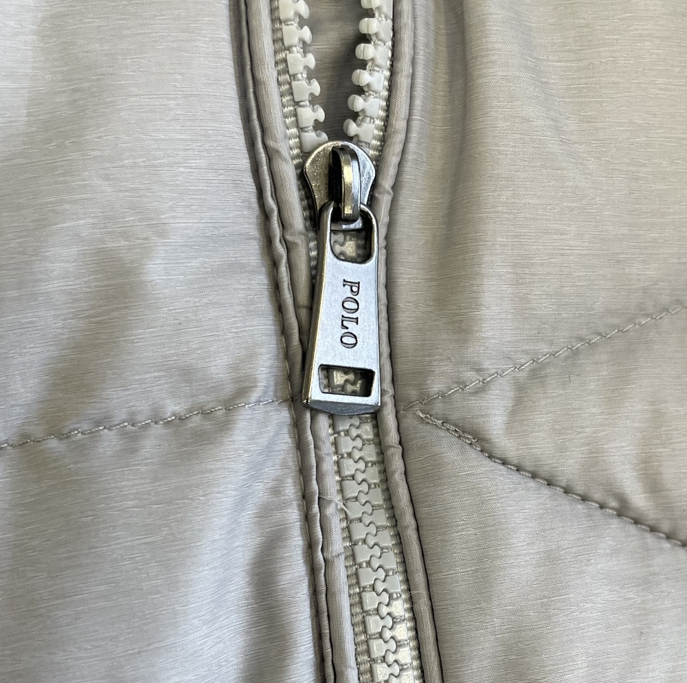 $268 Men’s Polo Ralph Lauren Grey Classics Puffer Bomber Jacket Coat 2X 2XL 2XB - Picture 4 of 15